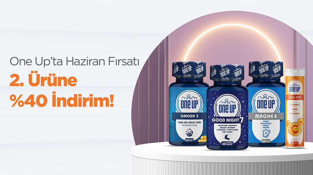 One Up Markasında Geçerli 2. Ürüne Sepette %40 İndirim!