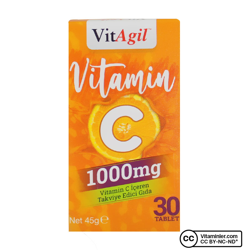 Allergo VitAgil Vitamin C 1000 Mg 30 Tablet