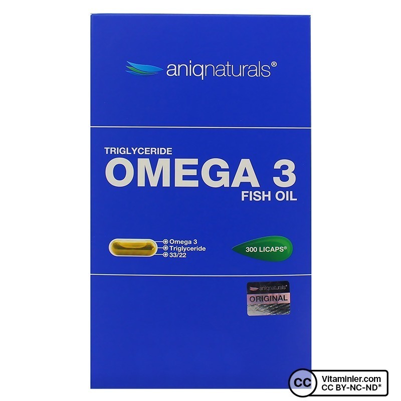 Aniqnaturals Omega 3 Balık Yağı 300 Kapsül