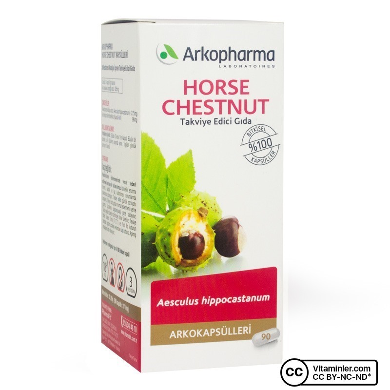 Arkopharma Horse Chestnut 2750 Mg 90 Kapsül