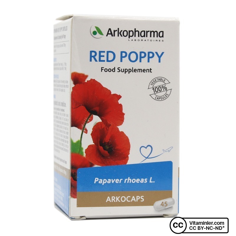 Arkopharma Red Poppy 291 Mg 45 Kapsül