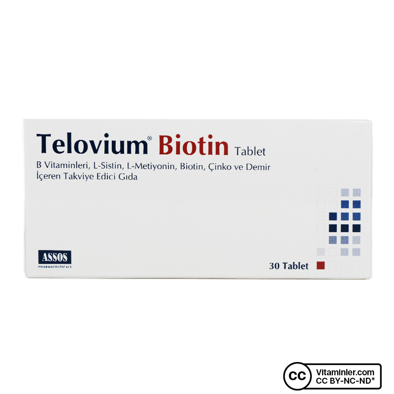Assos Telovium Biotin 30 Tablet