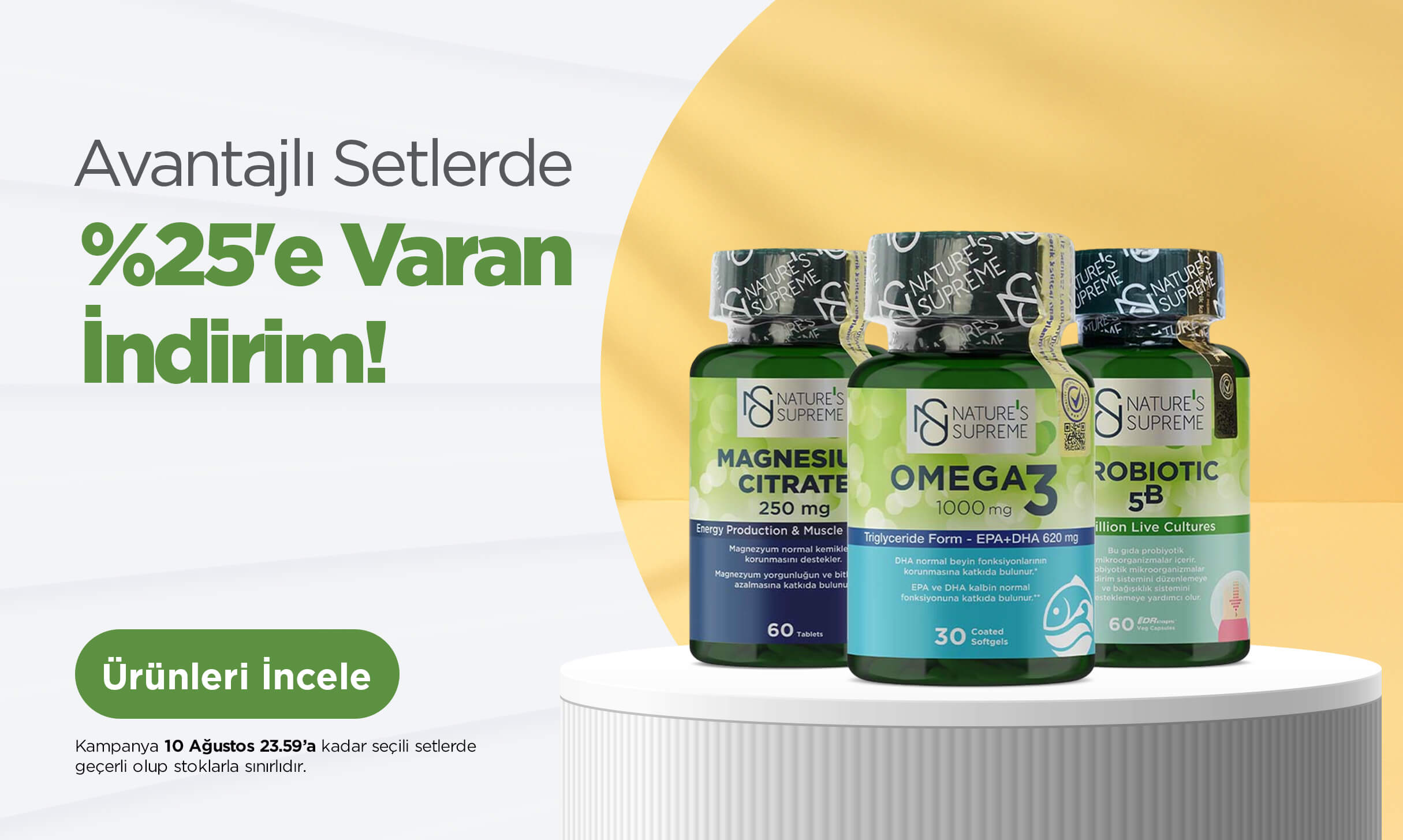 Avantajlı Setlerde İndirim! - 09082025