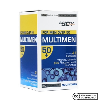 Suda Vitamin Multimen 50+ Multivitamin 50 Kapsül – Multivitaminler – Kullananlar – Kapıda Ödeme – Satın Al