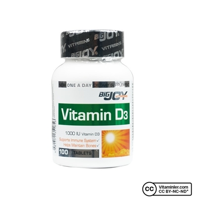 Big Joy Bigjoy Vitamins D3 1000 IU Tablet