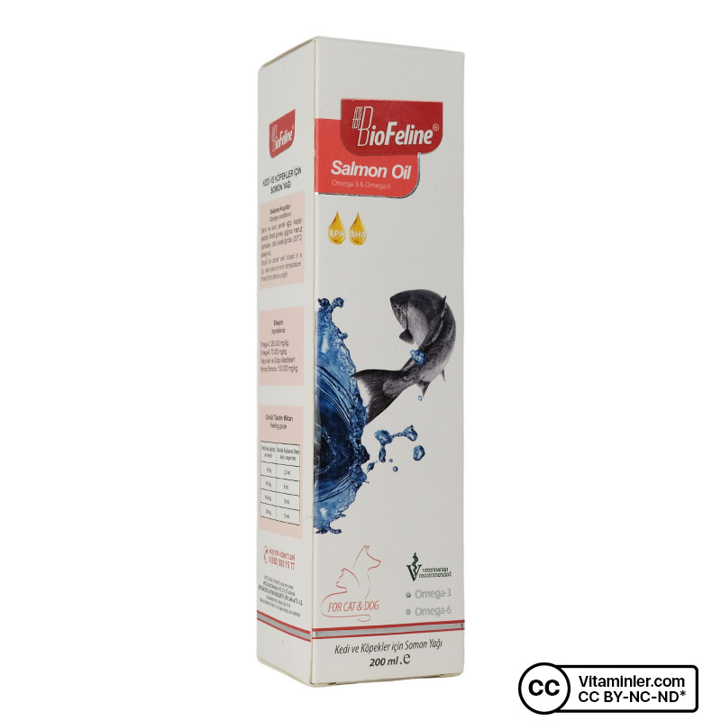 Biofeline Kedi ve Köpekler İçin Omega 3 Balık Yağı 200 mL