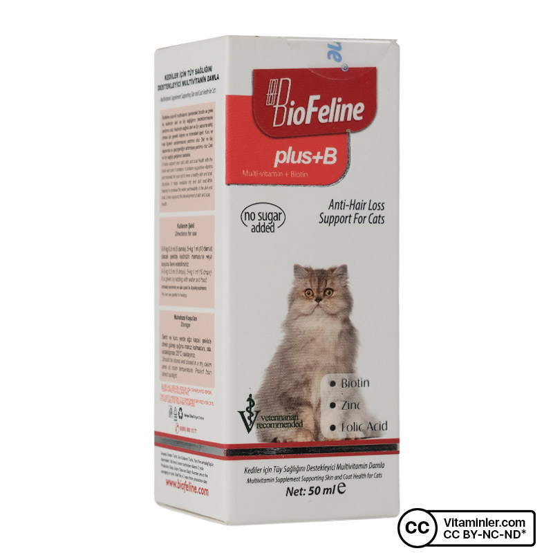 Biofeline Plus + B For Cats Damla 50 mL