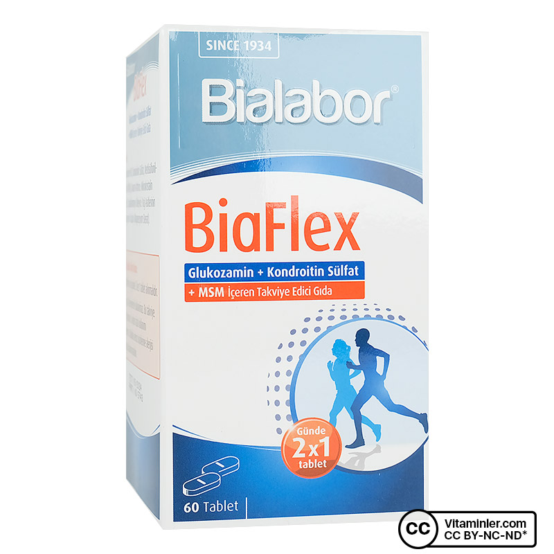 Biolabor BiaFlex Glukozamin Kondroitin MSM 60 Tablet