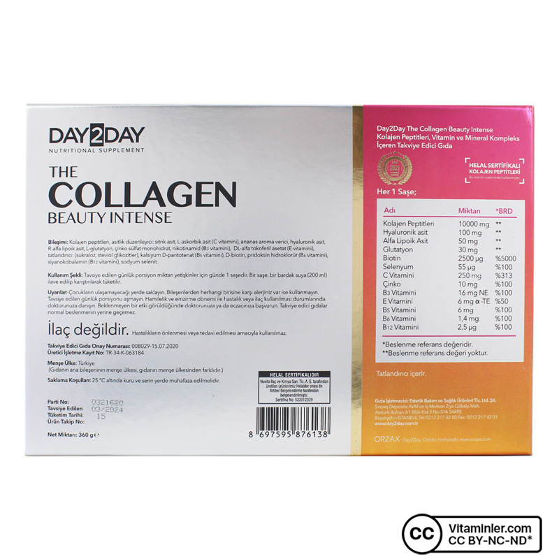 Day2Day The Collagen Beauty Intense 30 Saşe