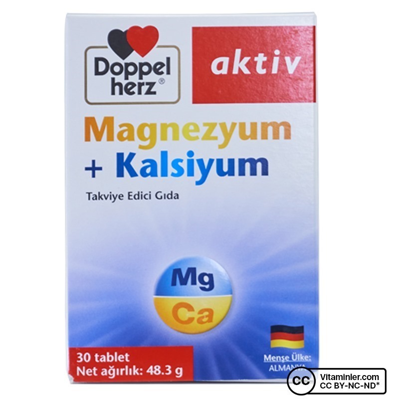 Doppelherz Aktiv Magnezyum + Kalsiyum 30 Tablet