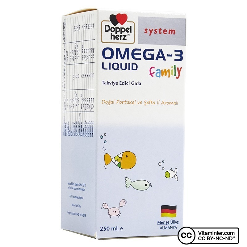 Doppelherz Omega-3 Liquid Family 250 mL