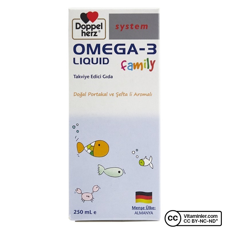 Doppelherz Omega-3 Liquid Family 250 mL