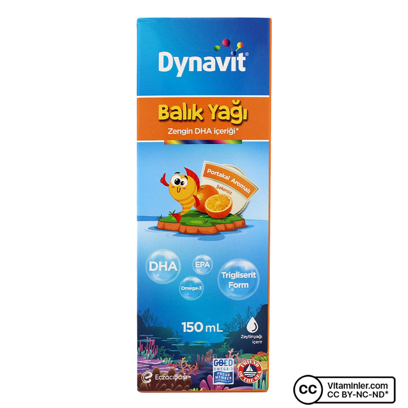 Dynavit Balık Yağı Şurubu 150 mL