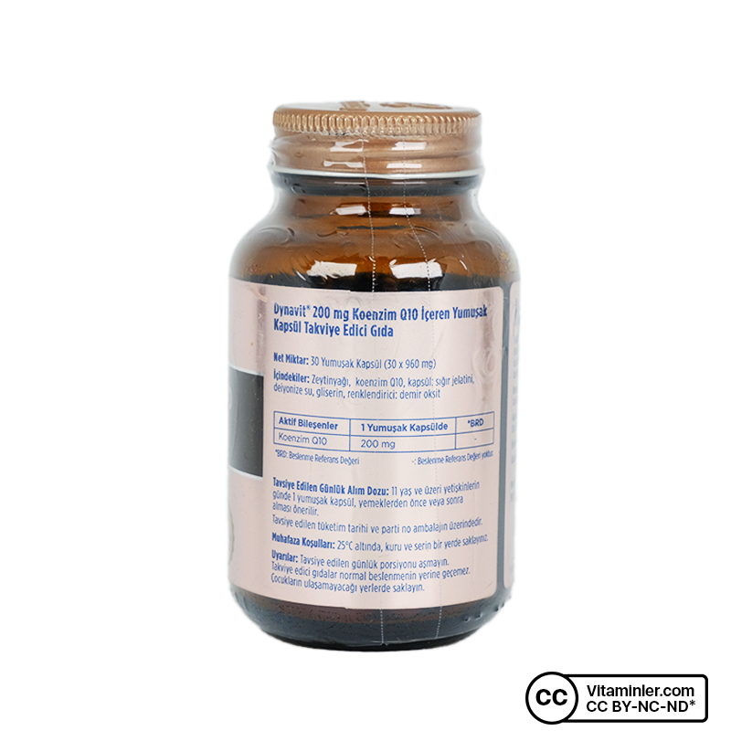 Dynavit Coenzyme Q10 200 Mg 30 Kapsül