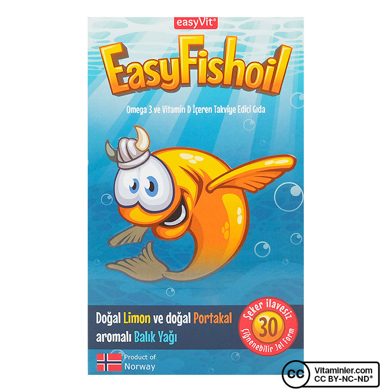 EasyVit EasyFishoil Omega 3 30 Çiğnenebilir Form