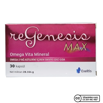 Exeltis Regenesis Max 30 Kapsul Vitaminler