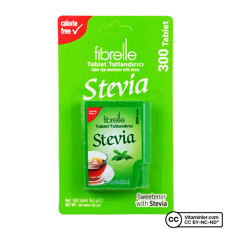 Fibrelle Stevialı Tatlandırıcı 300 Tablet
