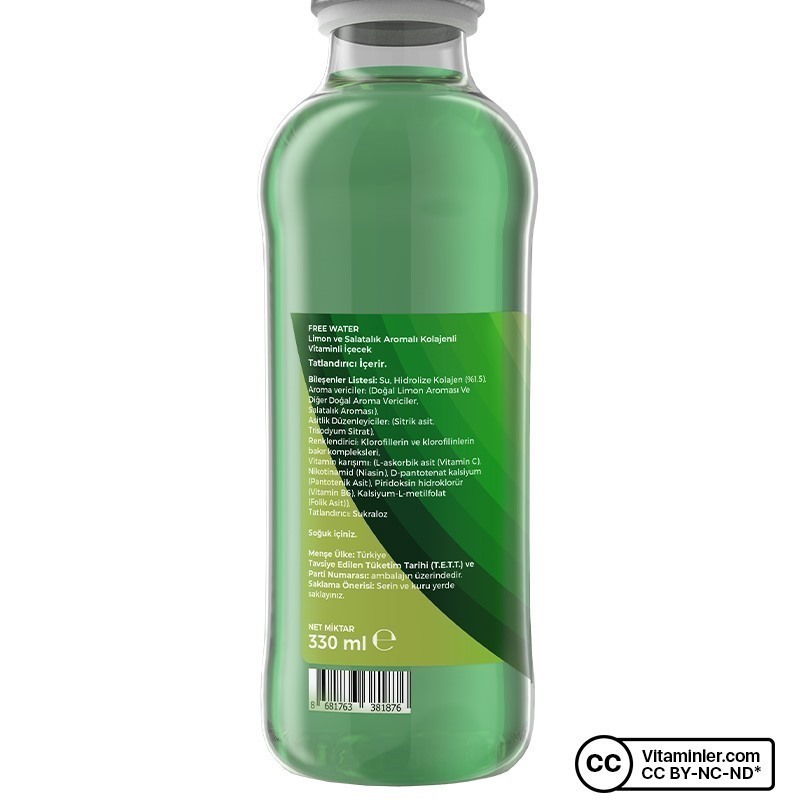Free Collagen Water 330 mL 6 Adet