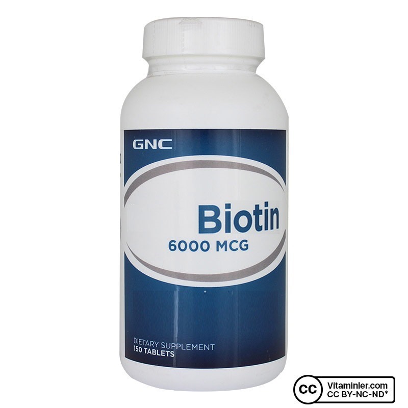GNC Biotin 6000 mcg 150 Tablet