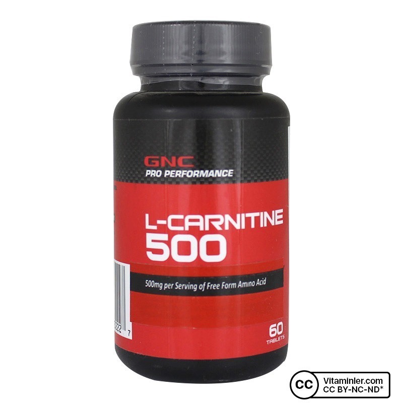 GNC L-Carnitine 500 Mg 60 Tablet