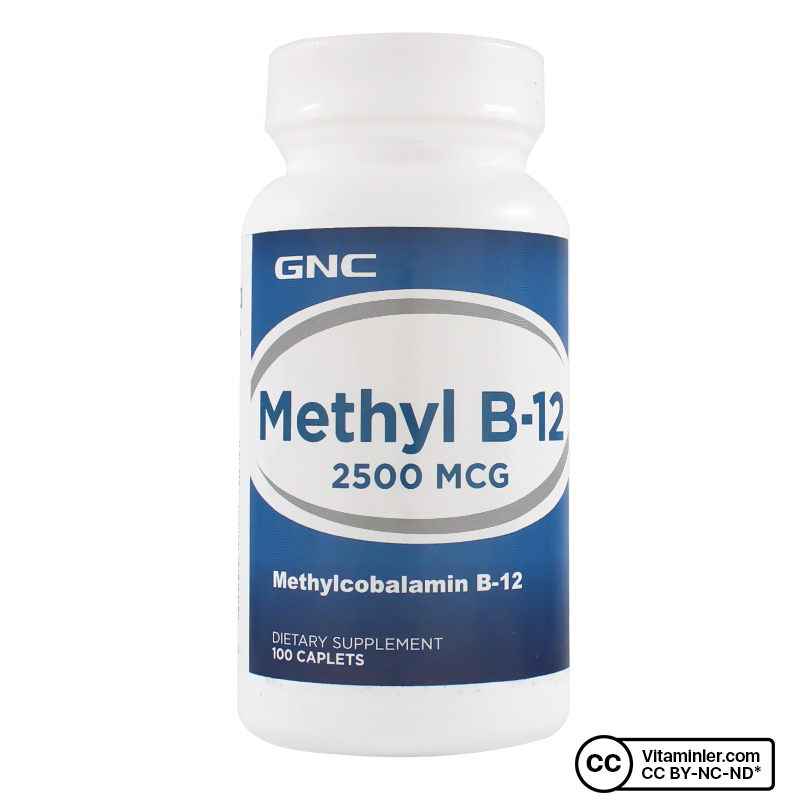 GNC Methylcobalamin B12 2500 Mcg 100 Tablet