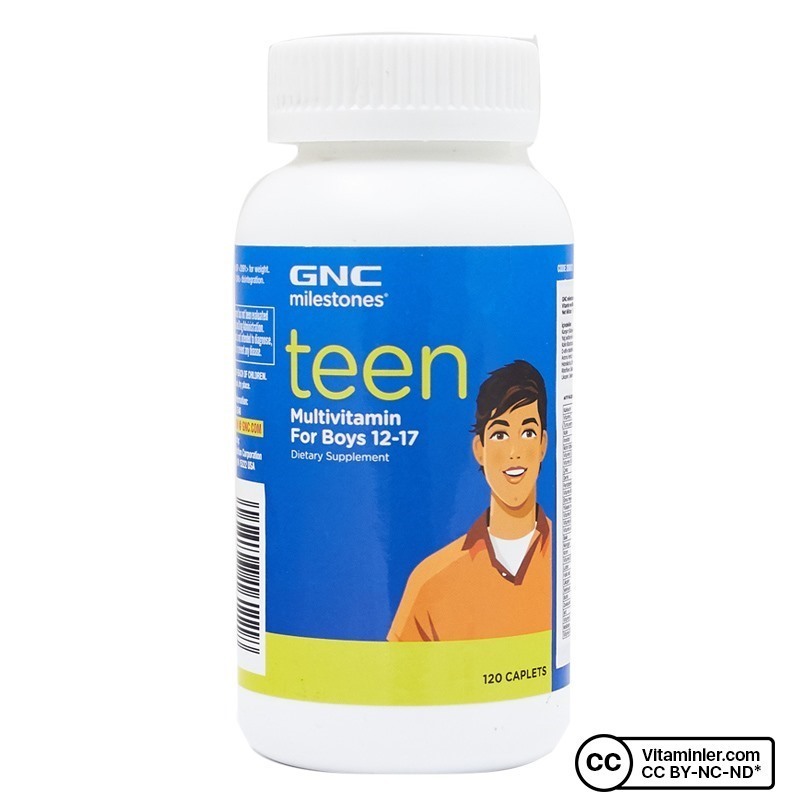 GNC Teen Multivitamini For Boys 12-17 120 Tablet