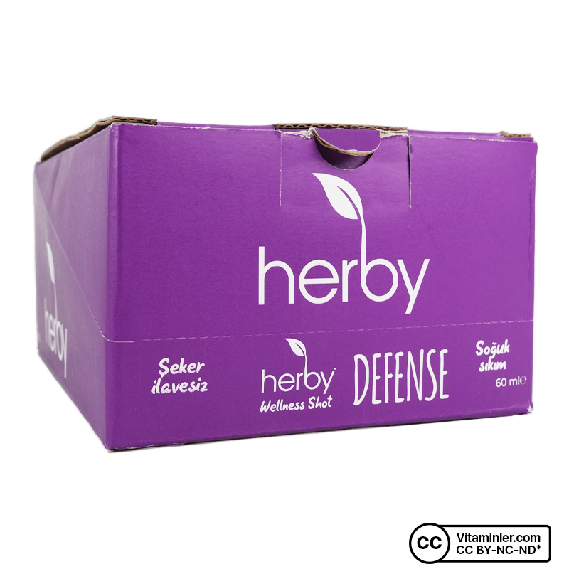 Herby Wellness Shot Defense 60 mL 12 Adet