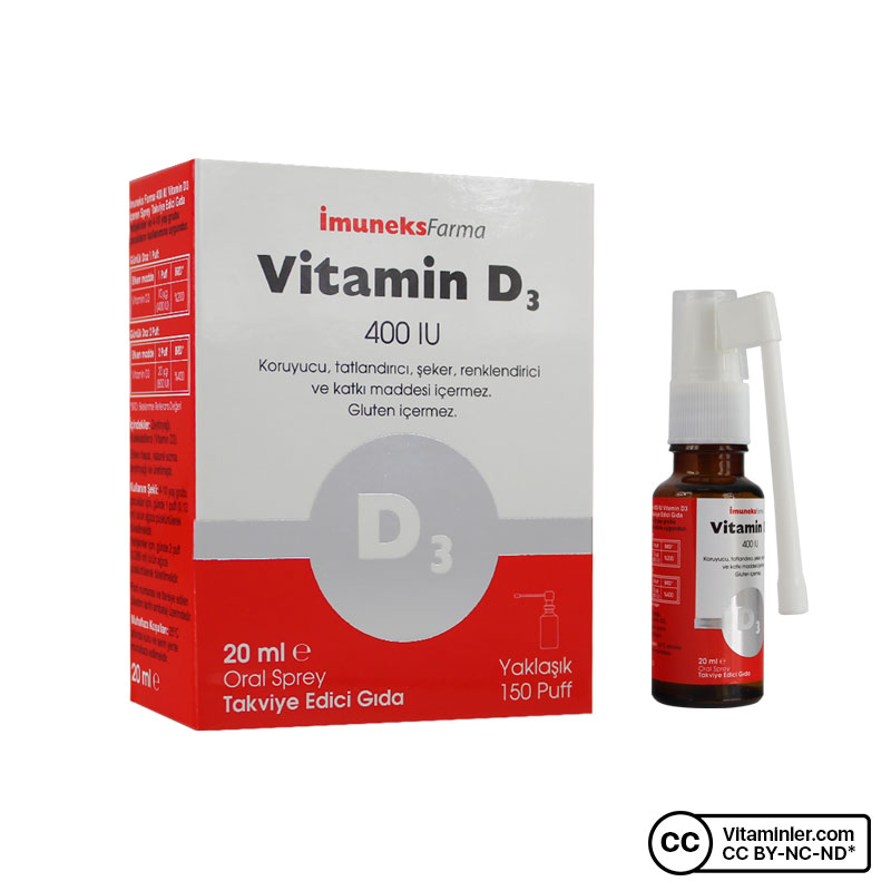 Imuneks Vitamin D3 400 IU 20 mL Sprey