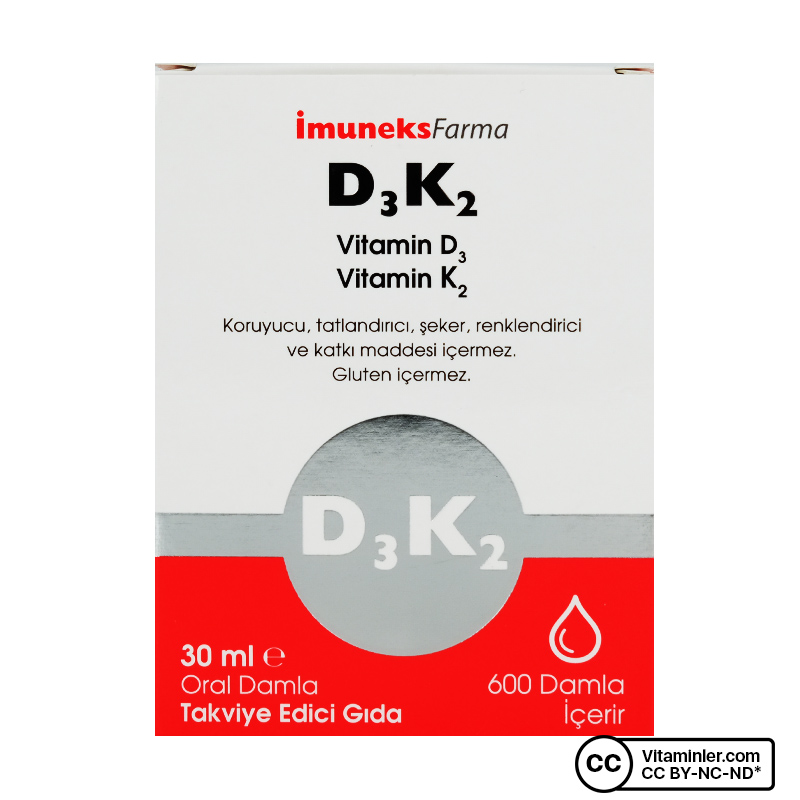 Imuneks Vitamin D3 + K2 30 mL Damla
