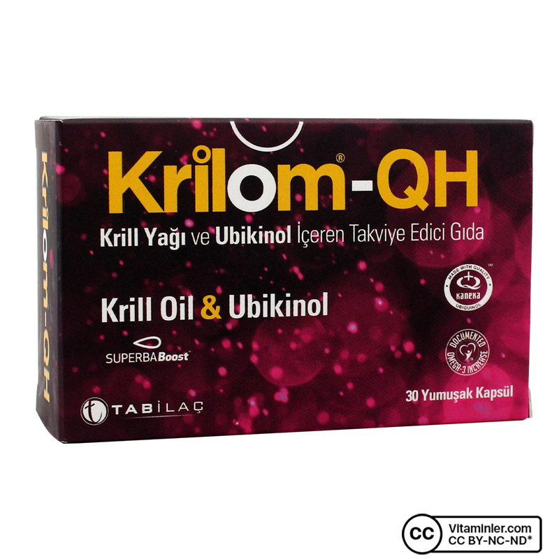 Krilom-QH Krill Oil ve Ubikinol 30 Kapsül