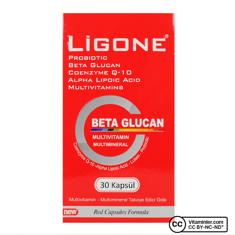 Ligone Beta-Glucan Probiotic Multivitamin 30 Kapsül