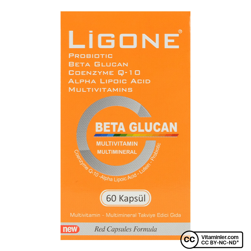Ligone Beta-Glucan Probiotic Multivitamin 60 Kapsül