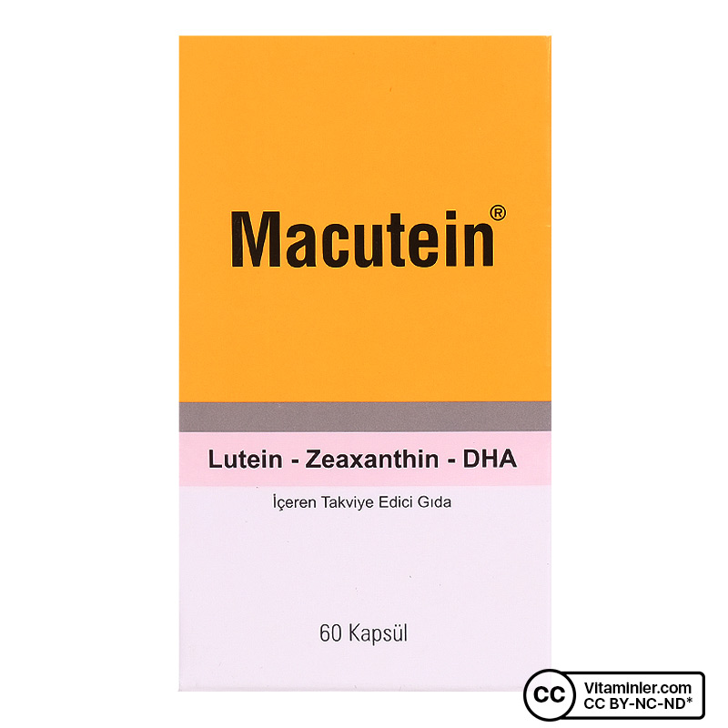 Macutein Lutein Zeaxanthin DHA 60 Kapsül