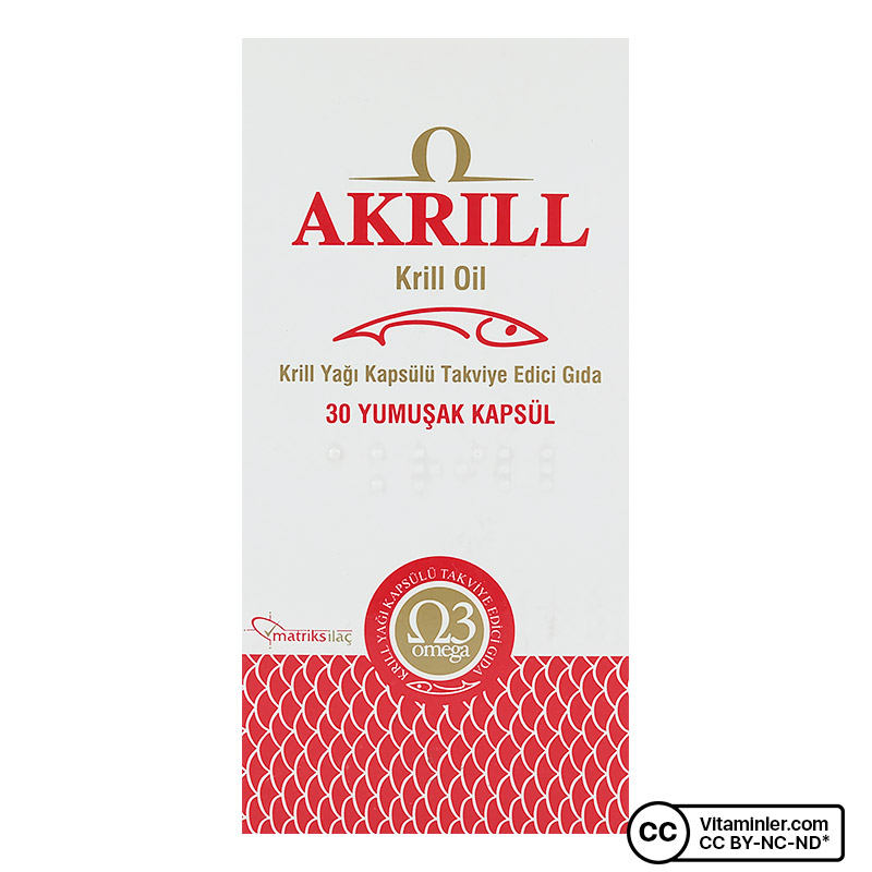Matriks Akrill Omega 3 & Krill Oil 30 Kapsül