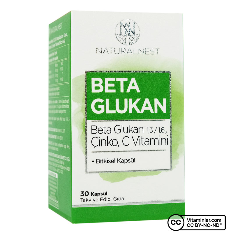 NaturalNest Beta Glukan 30 Kapsül