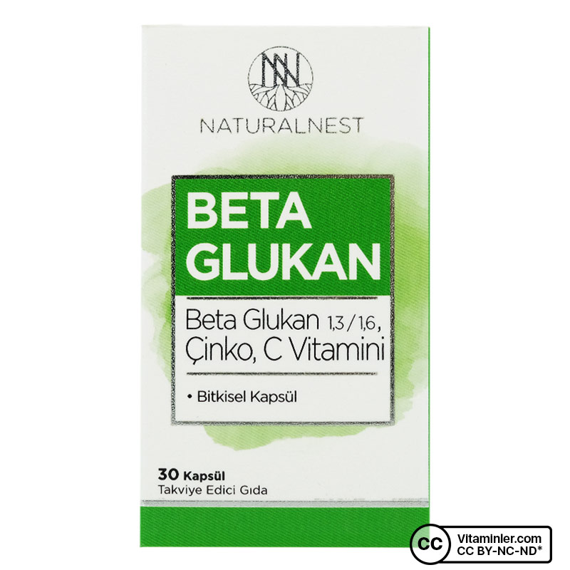 NaturalNest Beta Glukan 30 Kapsül
