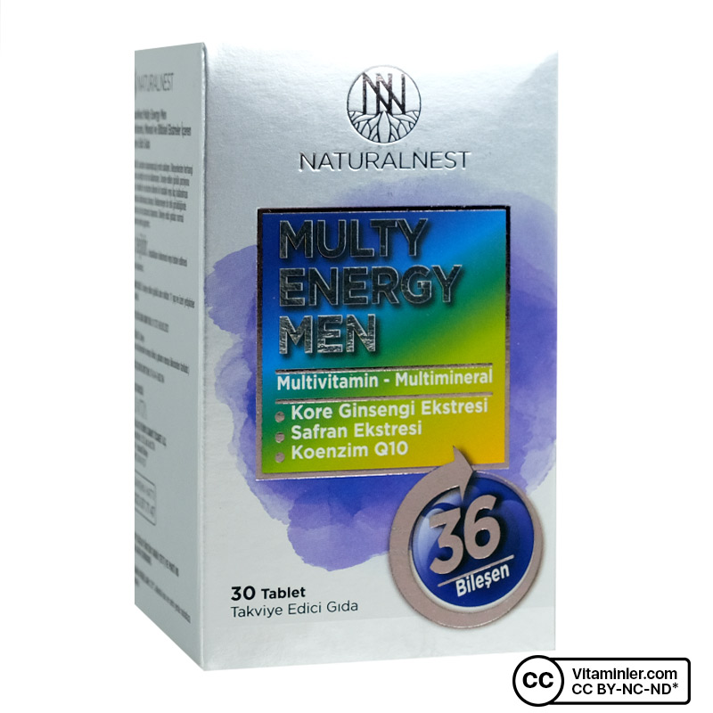 NaturalNest Multy Energy Men 30 Tablet