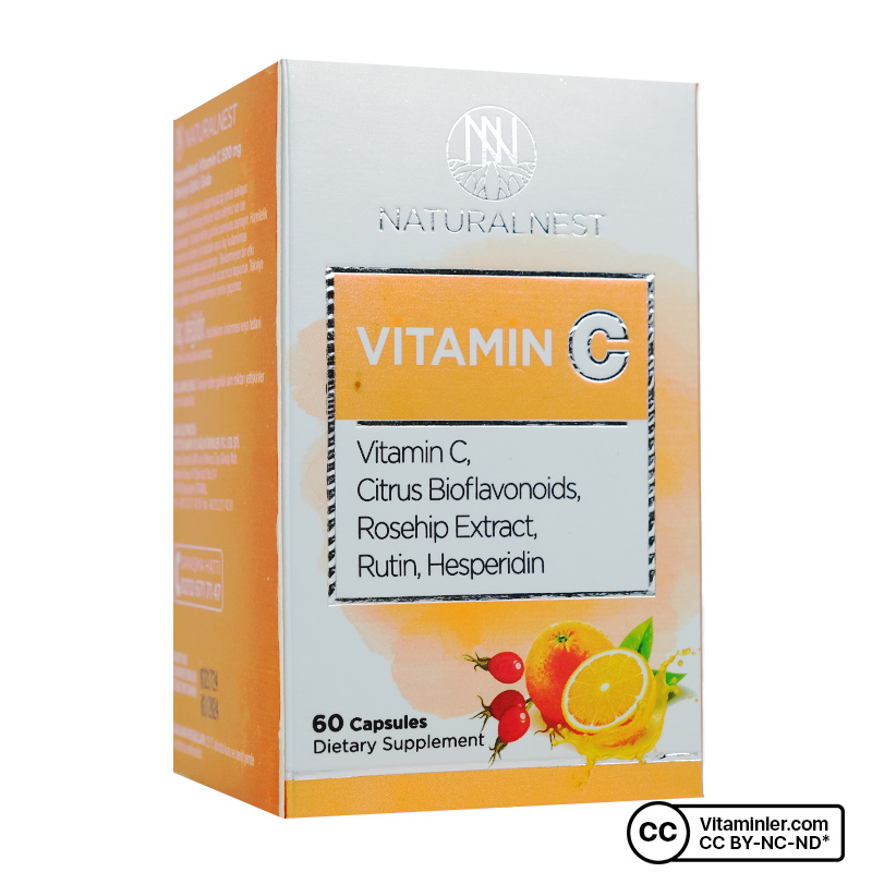 NaturalNest Vitamin C 60 Kapsül