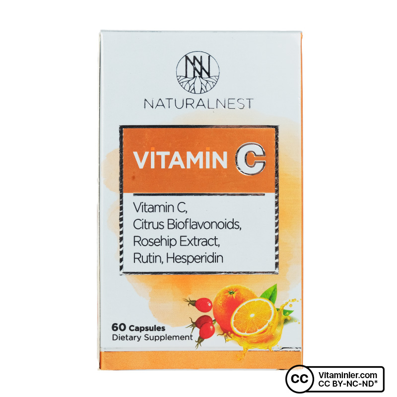 NaturalNest Vitamin C 60 Kapsül