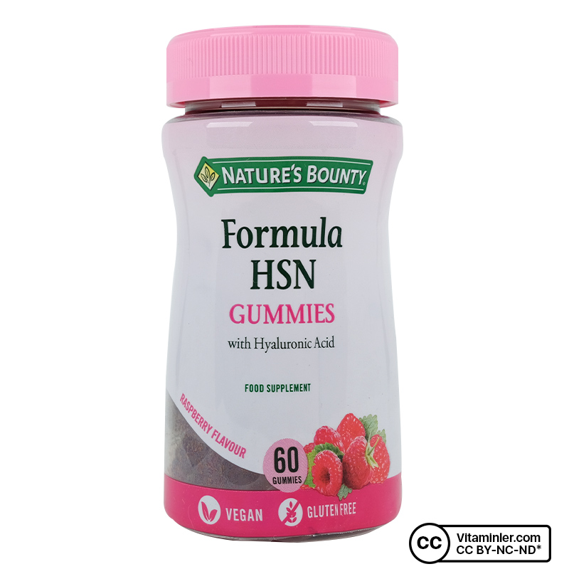 Nature's Bounty Formula HSN Gummies with Hyaluronic Acid 60 Çiğnenebilir Form