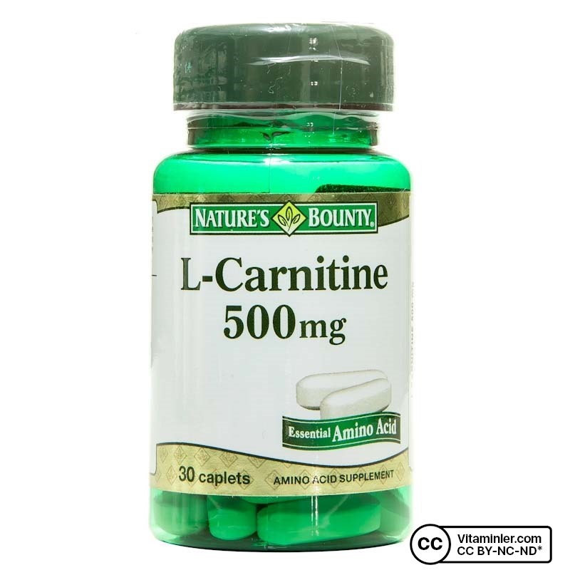 Nature's Bounty L-Carnitine 500 Mg 30 Tablet