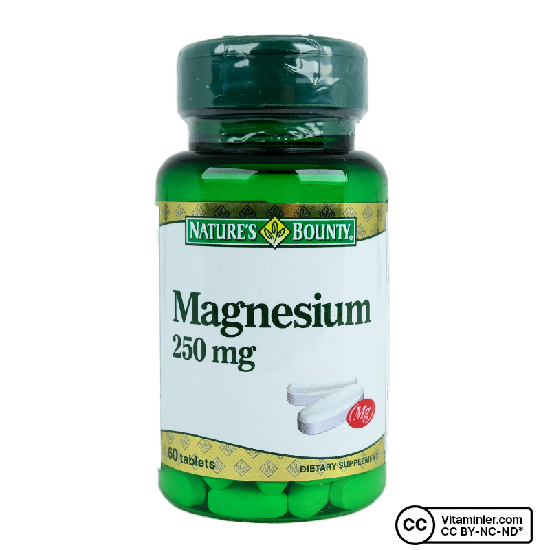 Nature's Bounty Magnesium 250 Mg 60 Tablet