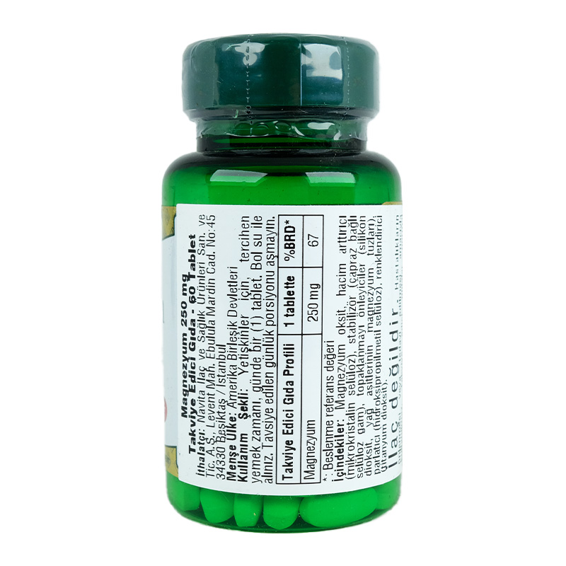 Nature's Bounty Magnesium 250 Mg 60 Tablet
