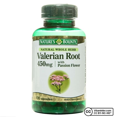 Nature S Bounty Valerian Root With Passion Flower 450 Mg 100 Kapsul Vitaminler
