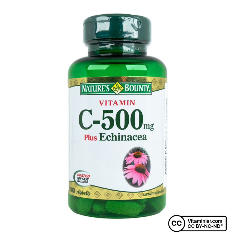 Nature's Bounty Vitamin C With Echinacea 500 Mg 100 Tablet