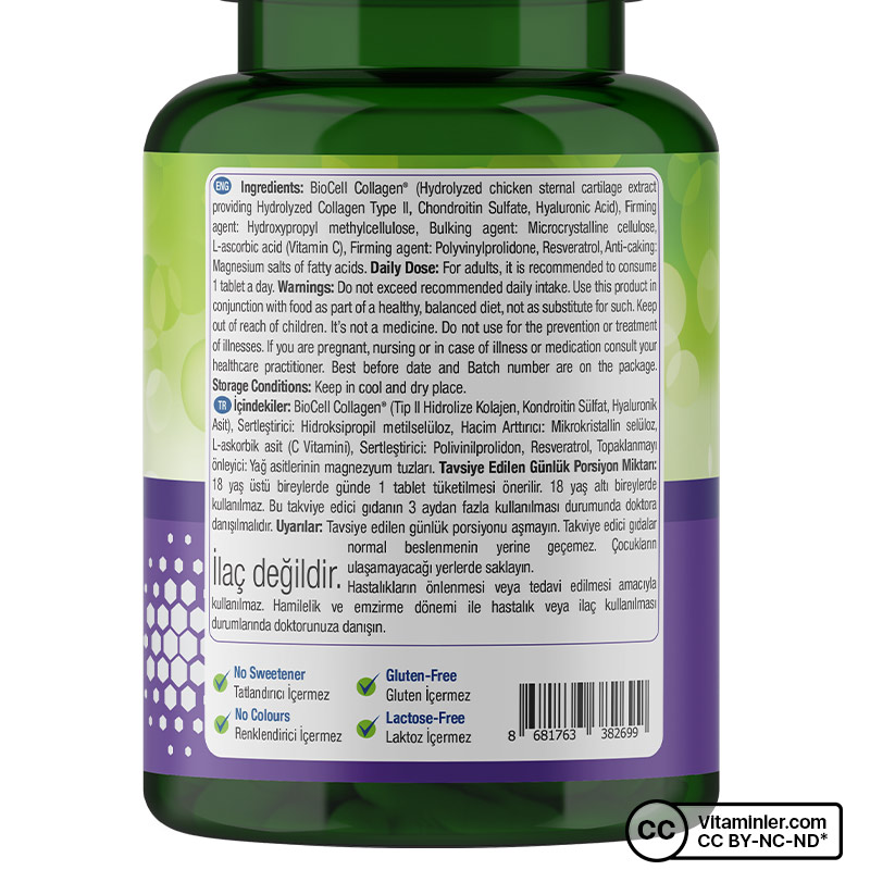 Nature's Supreme BioCell Collagen Hyaluronic Acid 30 Tablet