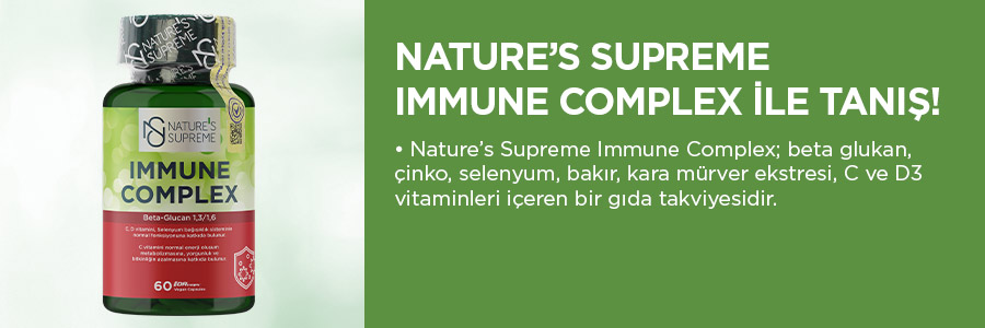 Nature's Supreme Immune Beta Glucan Complex 60 Kapsül