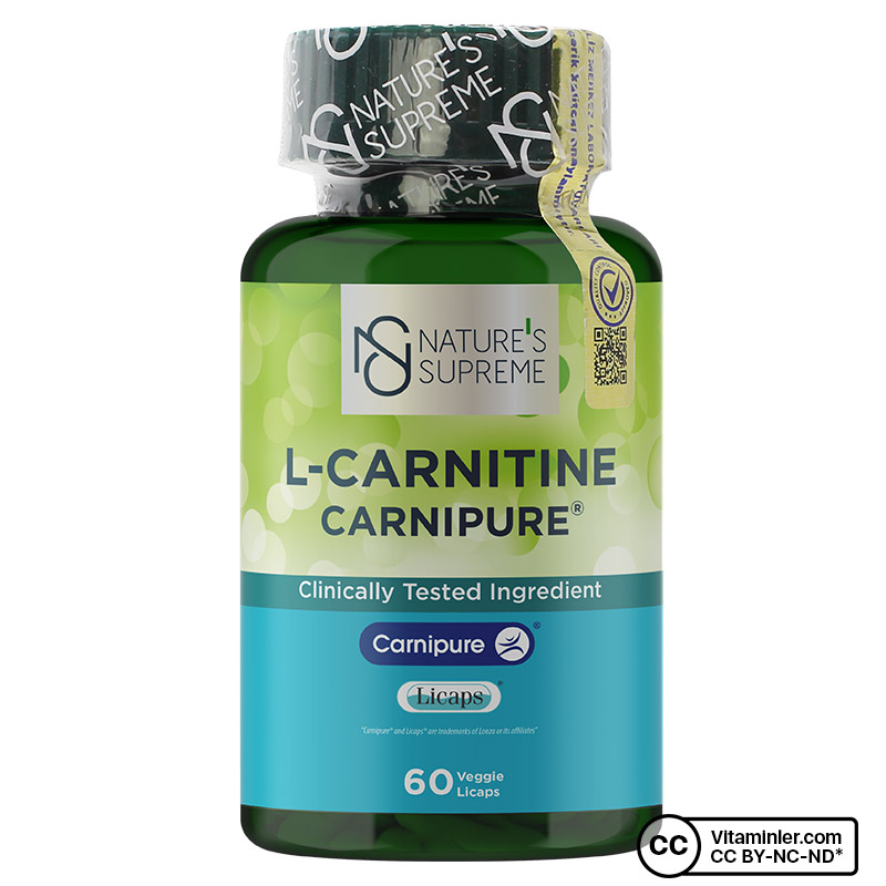 Nature's Supreme L-Carnitine Carnipure 60 Kapsül
