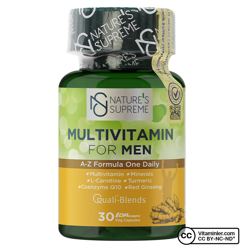 Nature's Supreme Multivitamin for Men 30 Kapsül