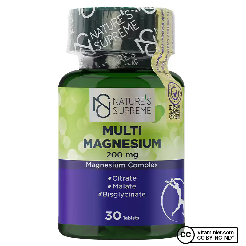 Nature's Supreme Omega 3 60 Kapsül + Multi Magnesium Complex 30 Tablet Seti